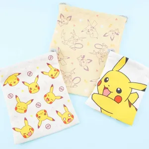 Pokémon Pikavolution Drawstring Pouch Set - 3 pcs