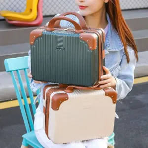 Portable Mini Travel Suitcase Hand Luggage Cosmetic Bags