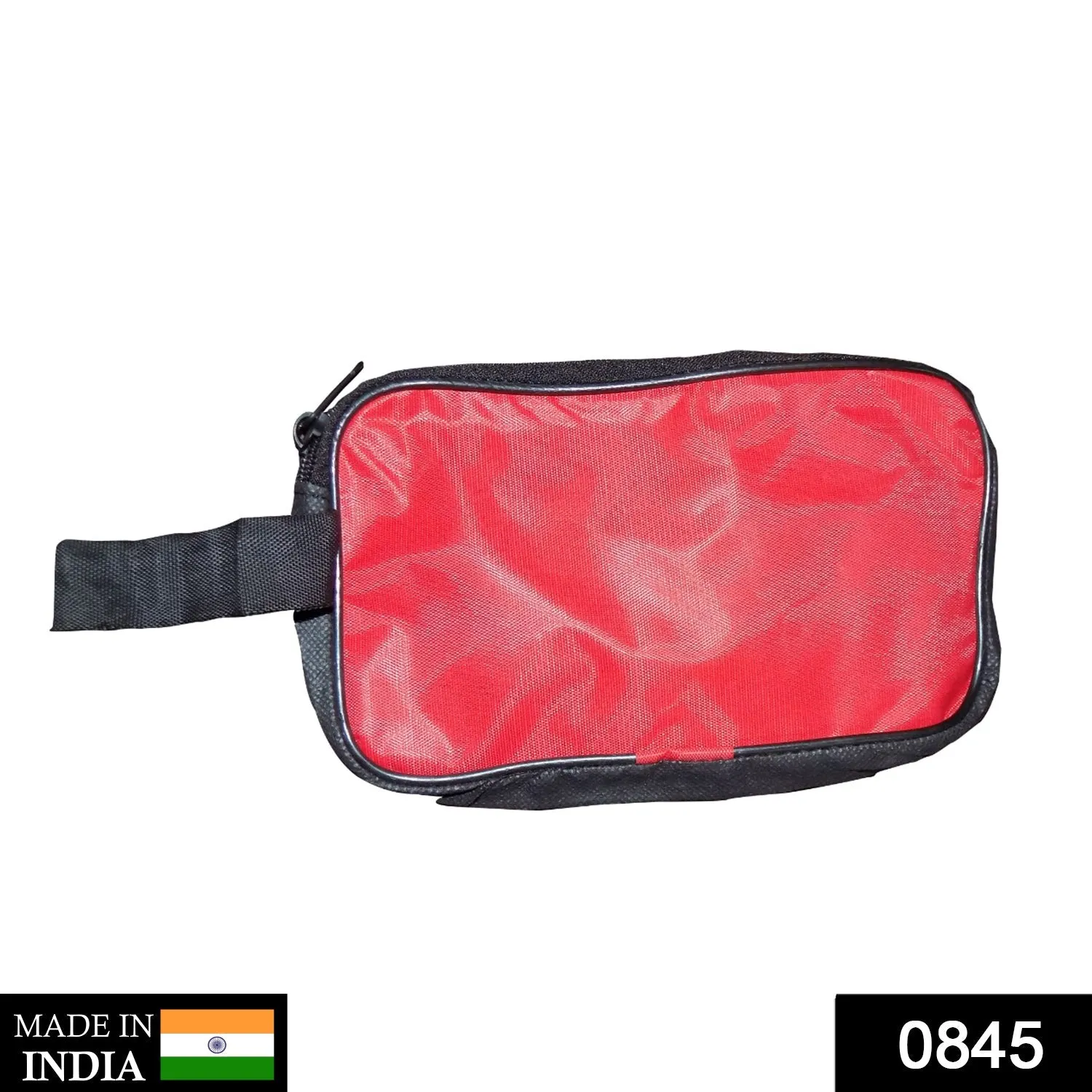 Portable Travel Hand Pouch / Shaving Kit Bag for Multipurpose Use (Red)