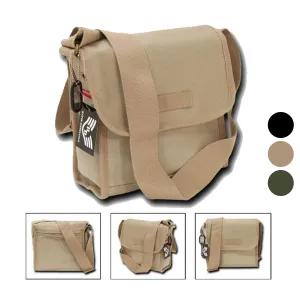 Rapdom Tactical Field Shoulder Messenger Satchel Compact Tote US Army Style Bags
