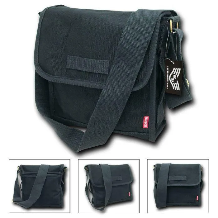 Rapdom Tactical Field Shoulder Messenger Satchel Compact Tote US Army Style Bags