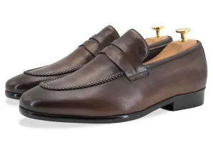 Sample Sale - Arrecifes Walnut Penny Loafer - Size 44