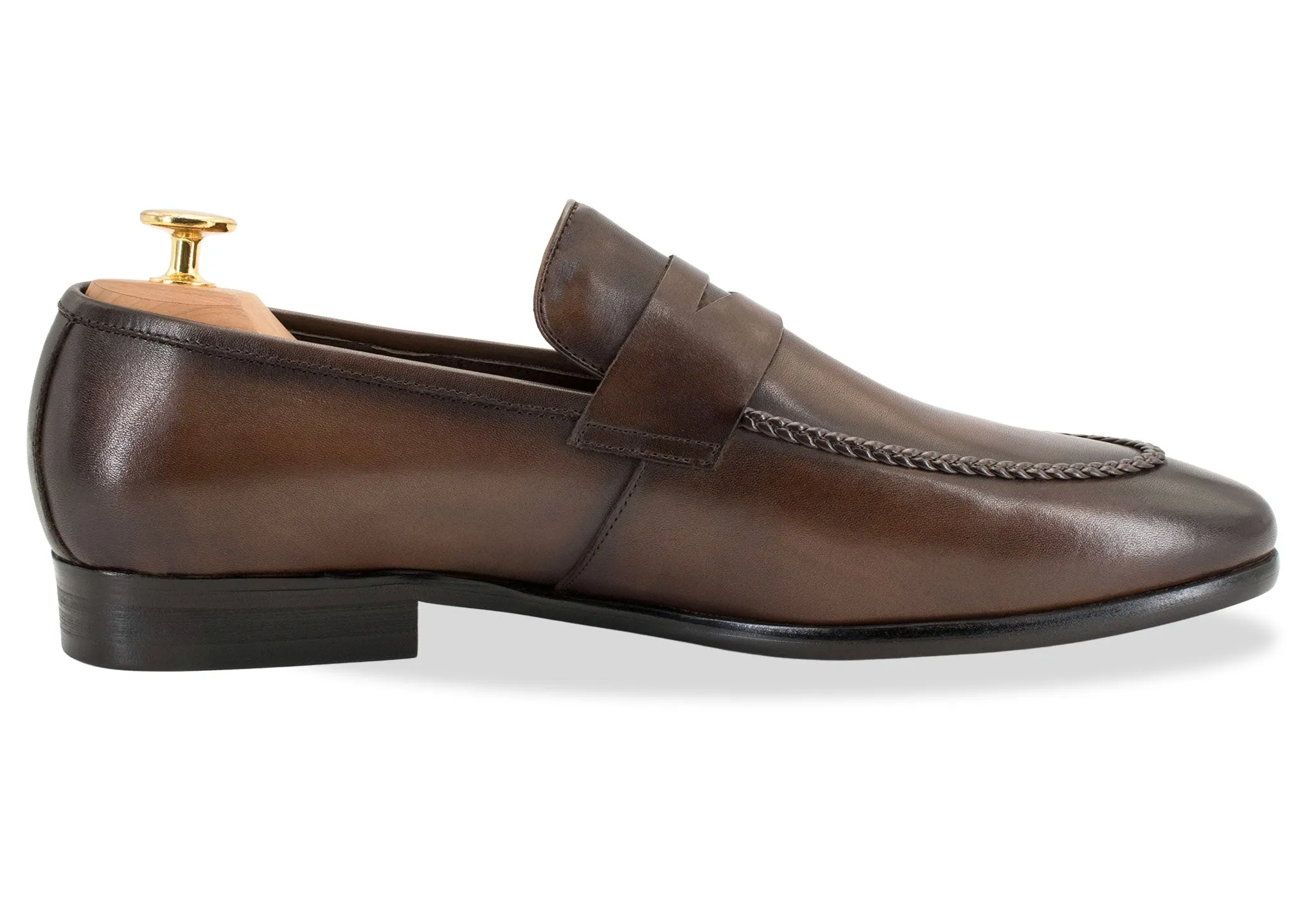 Sample Sale - Arrecifes Walnut Penny Loafer - Size 44