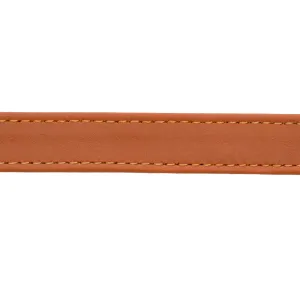 Side Stitch Puse strap 1 #630 Saddle Tan   (Tailored) - (#27687) -1 YD