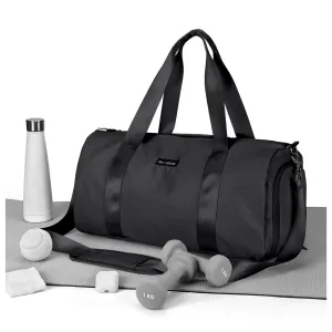 Sport Duffel Bag with wet compartment & shoe compartment Travel Duffel Bags Lightweight waterproof sports bag Hand luggage bag
