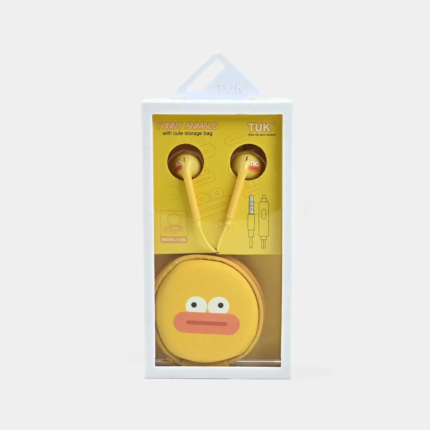 Stylish Fancy Earphones with Zipper Case
