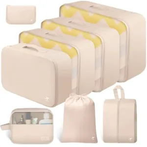 Suitcase Organizer - 8 pieces, lightweight packing cubes for travel, high quality travel organizer