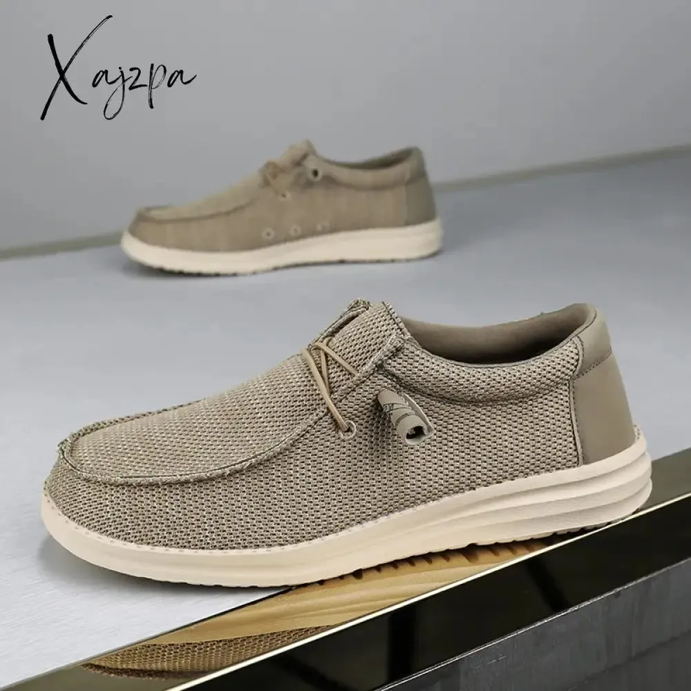 Summer Men’s Casual Shoes Breathable Mesh Sneakers Outdoor Lightweight Walking Shoes Men’s Oversized Shoes Loafers Size 39-50