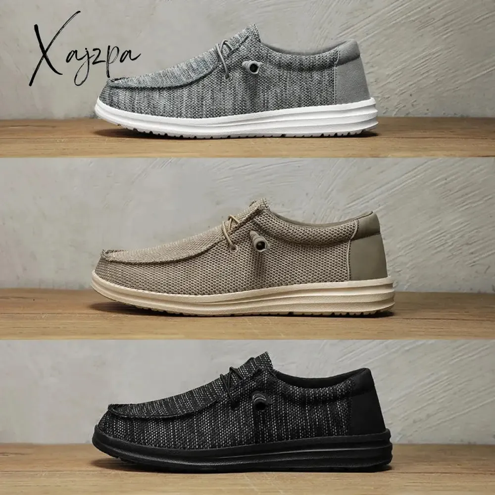 Summer Men’s Casual Shoes Breathable Mesh Sneakers Outdoor Lightweight Walking Shoes Men’s Oversized Shoes Loafers Size 39-50