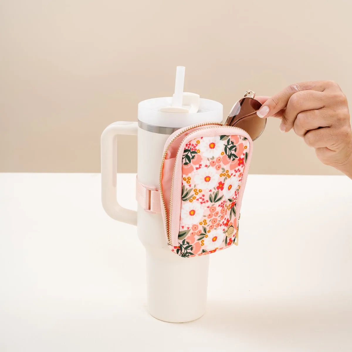 The Darling Effect Tumbler Fanny Pack - Sweet Meadow Pink