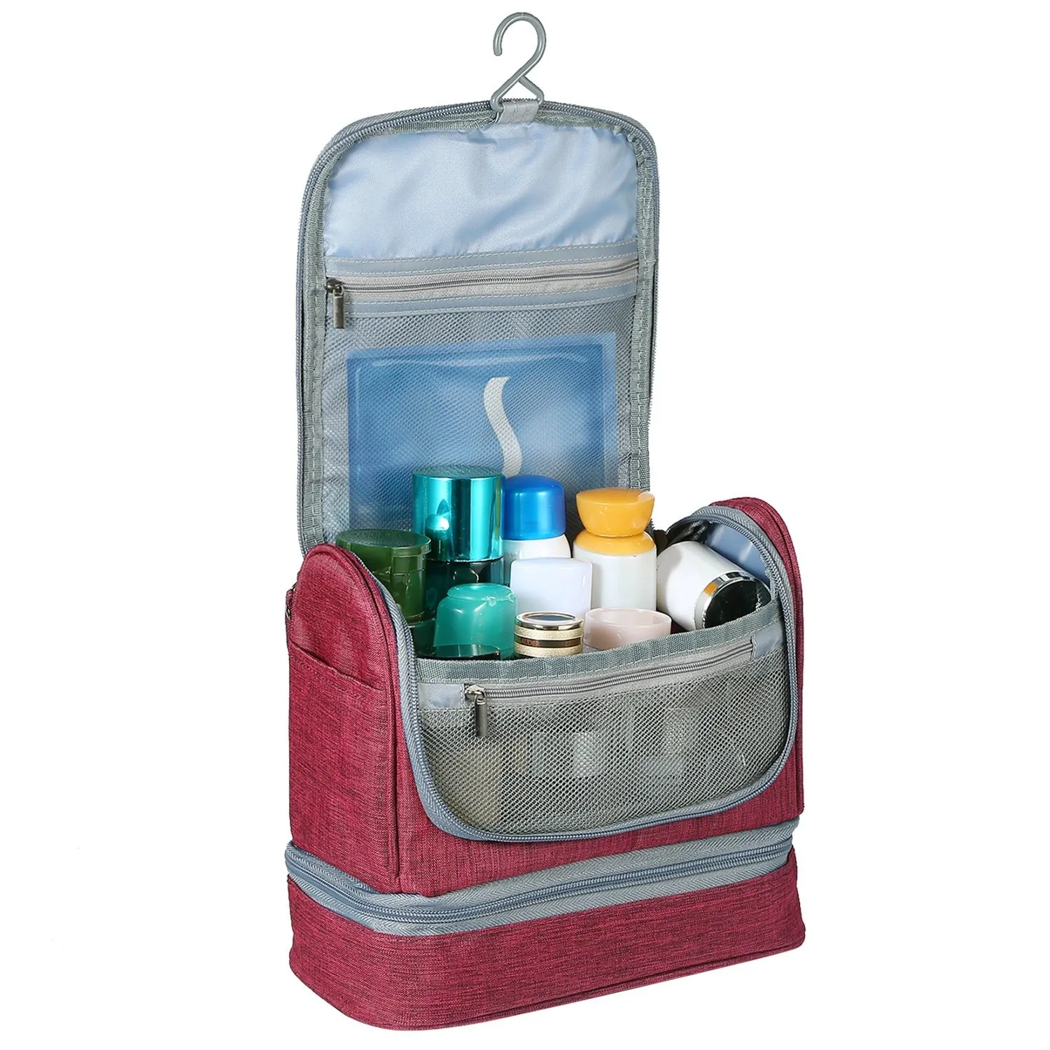 Travel Toiletry Bag & Cosmetics Organizer Bag