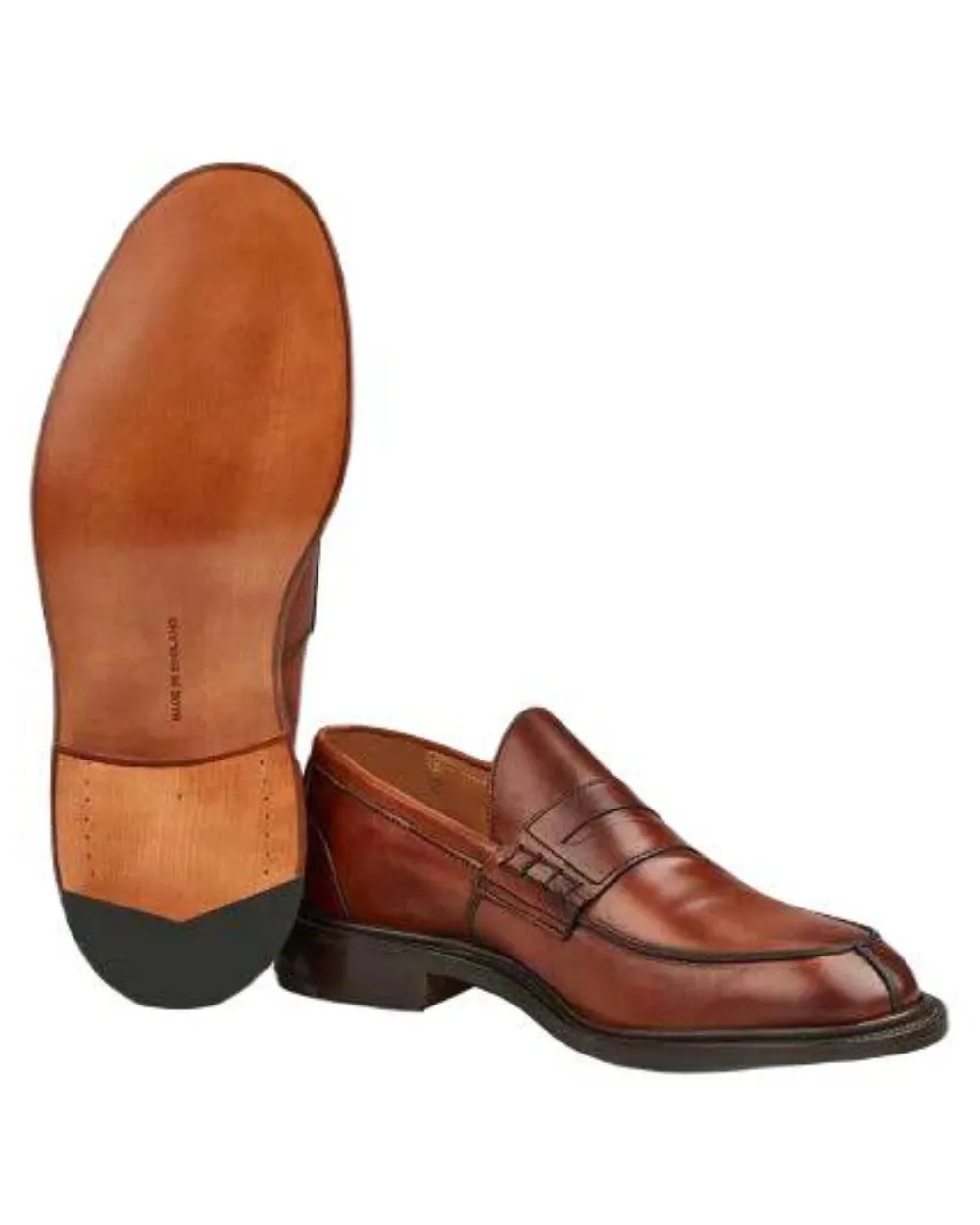 Trickers James Leather Sole Penny Loafer