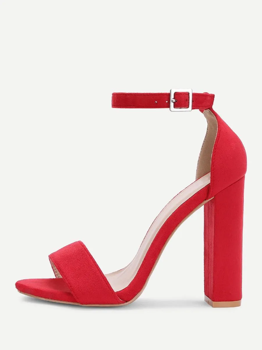 Two Part Ankle Strap Heels