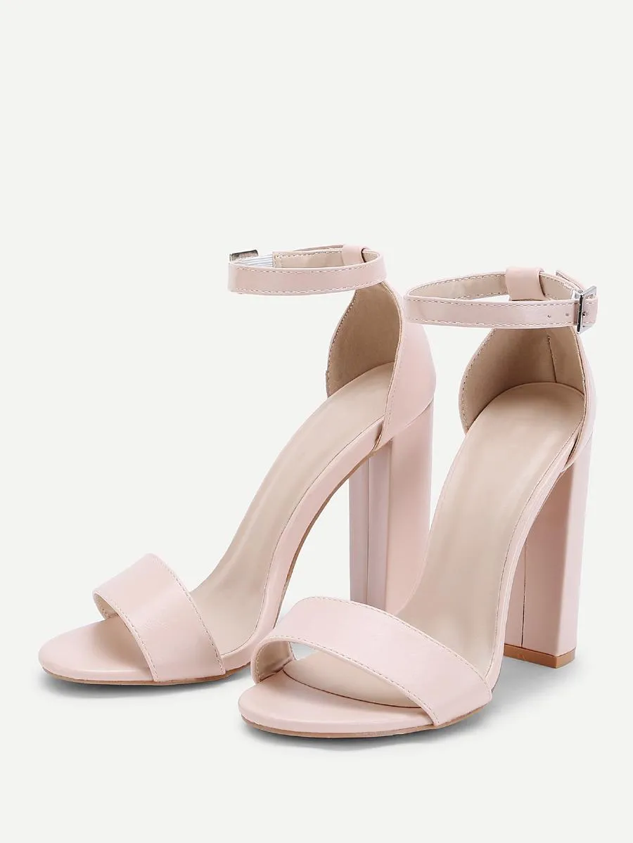 Two Part Ankle Strap Heels