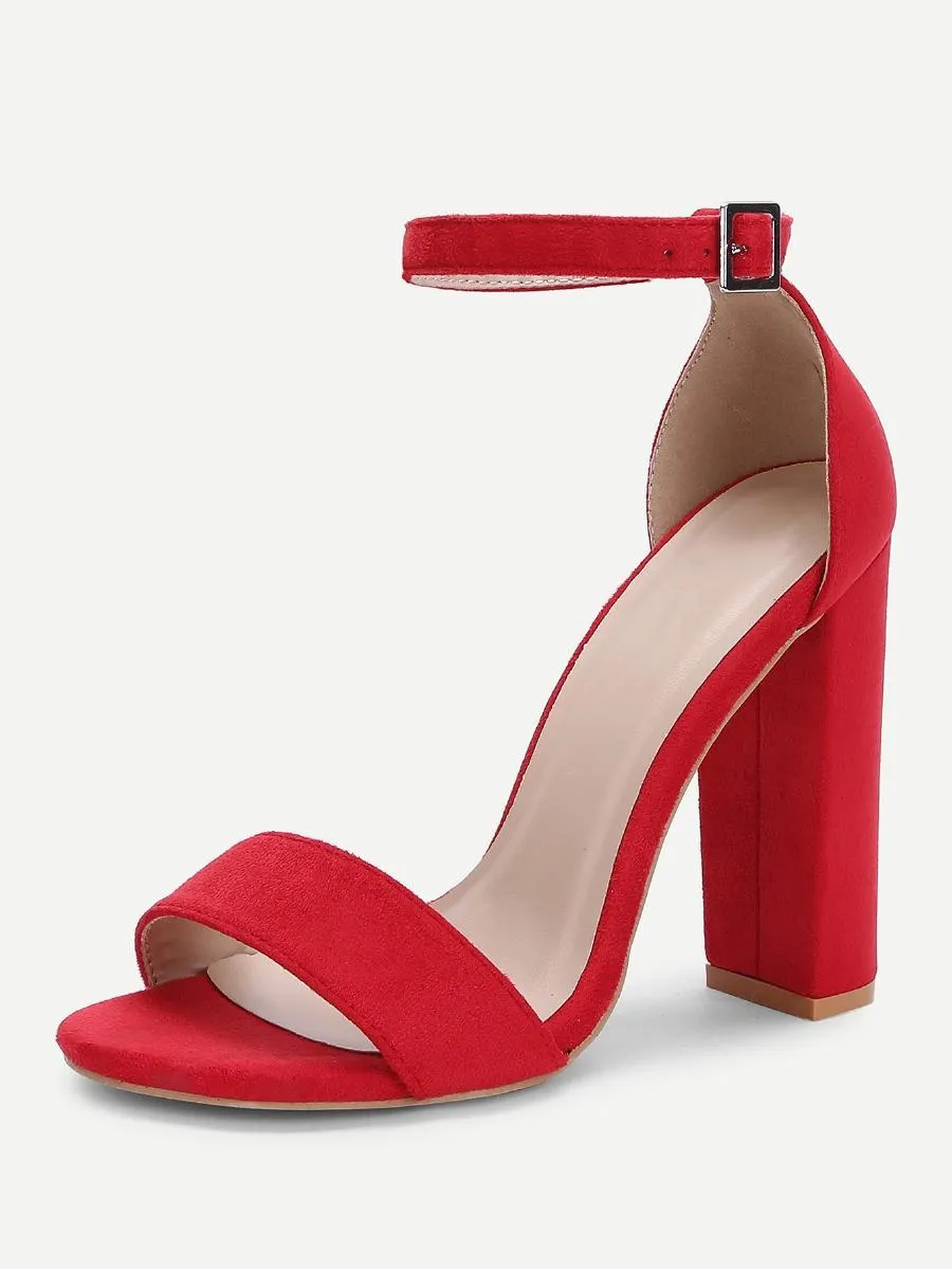Two Part Ankle Strap Heels