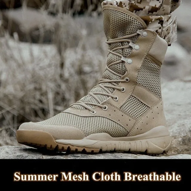 Ultralight Outdoor Climbing Shoes Tactical Training Army Boots