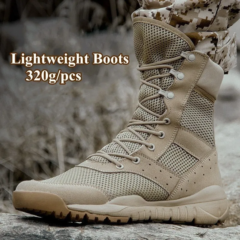 Ultralight Outdoor Climbing Shoes Tactical Training Army Boots