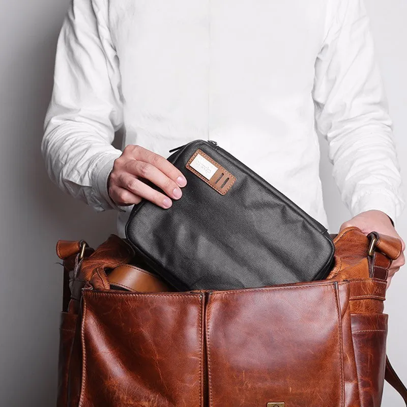 WATER-RESISTANT CANVAS ORGANIZER WITH HANDLE