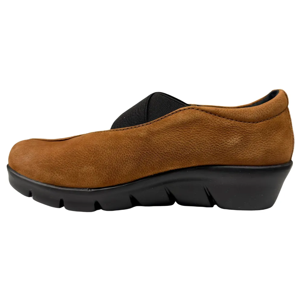 Wolky Cursa Antique Cognac Nubuck Shoe (Women's)