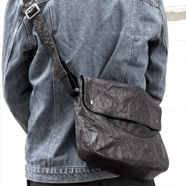 Womens Black Leather Satchel Bag Black Crossbody Bags Purse for Women